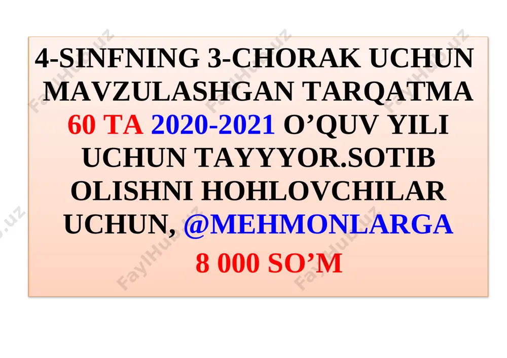 4-matematika 3-chorak tarqatma 2021 - Page 5