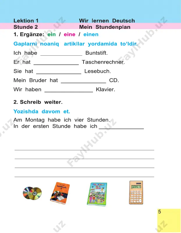nemis tili daftari 4(@kitob_ulashaman_bot) - Page 5