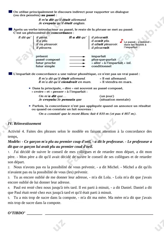 9-sinf fransuz tili ii-chorak - Page 5