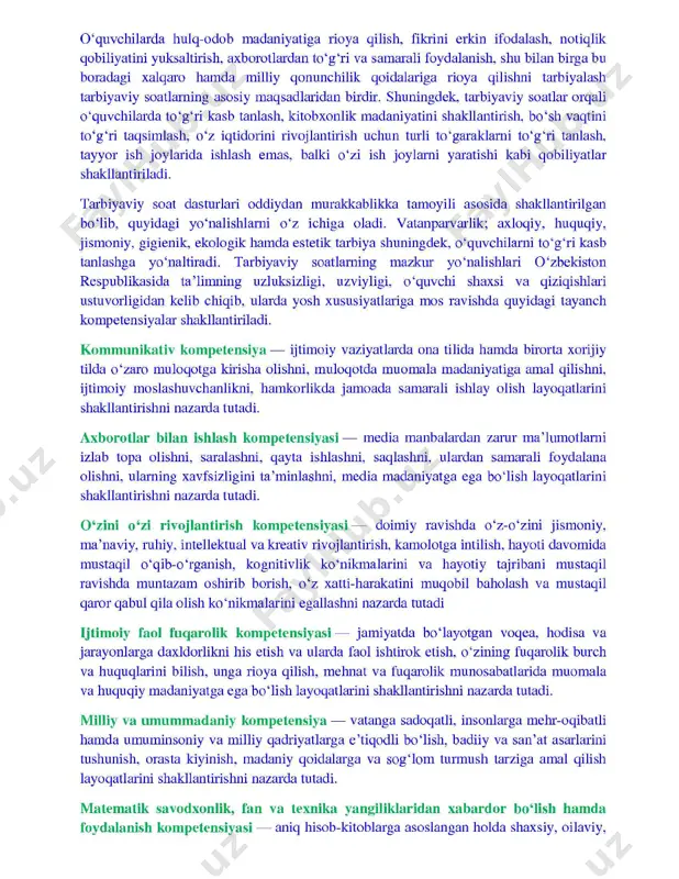 9-sinf tarbiyaviy soat - Page 5