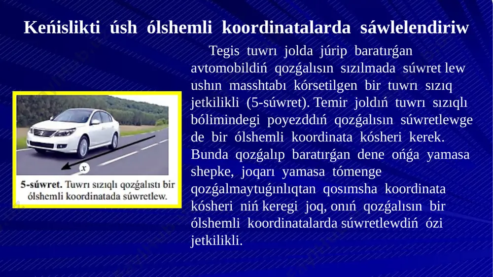 keńislik hám waqít 7 klass - Page 5