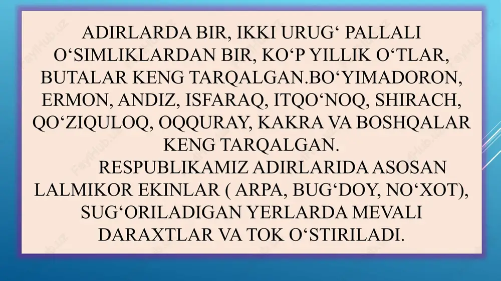 o‘zbekistonning o‘simlik qoplami - Page 6