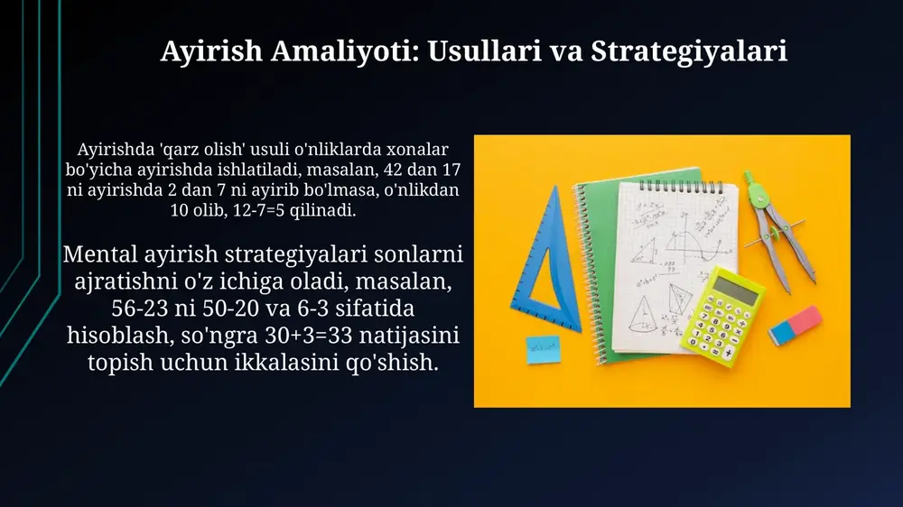 mttida matematika va arifmetik operatsiyalar - Page 6