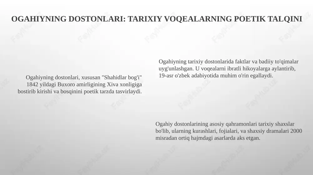 ogahiyning she'riy mahorati, tarixiy va tarjima asarlari - Page 6