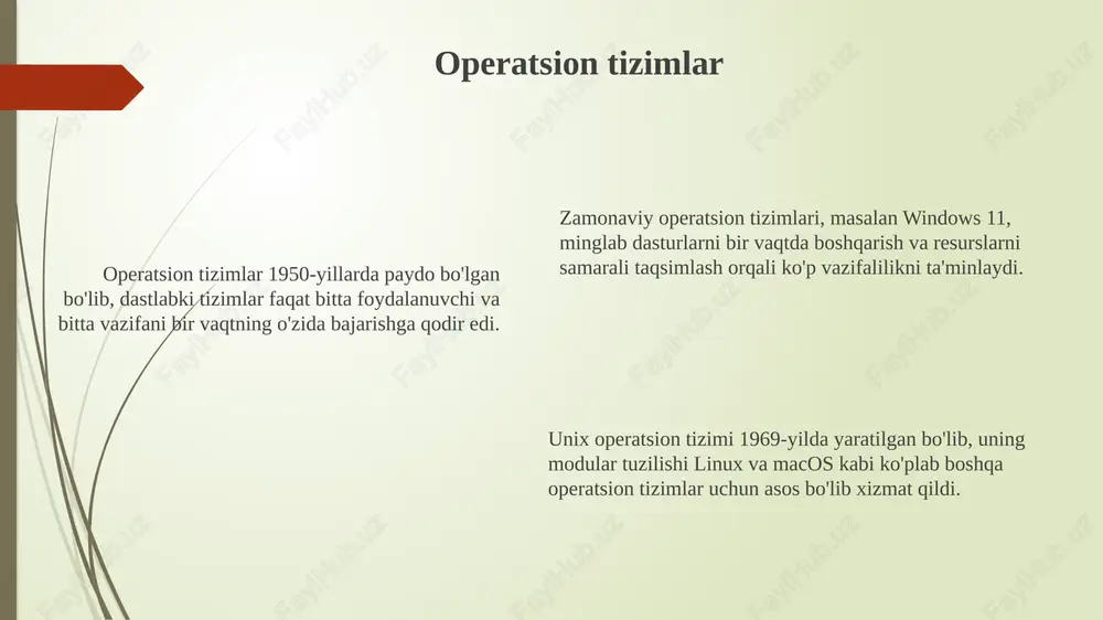 rlar kabi asosiy dasturiy ta'minotlardan foydalanish, shuningdek, onlayn ma'lumotlarni 85% dan ortiq baholash tushuniladi. raqamli savodxonlik kompyuter savodxonligining bir qismi bo'lib, ma'lumotlarni yaratish, baholash va 70% dan ko'proq onlayn platformalarda xavfsiz va samarali muloqot qilish ko'nikmalarini o'z ichiga oladi. e'tiboringiz uchun rahmat slide 1 slide 2 slide 3 slide 4 slide 5 slide 6 slide 7 slide 8 slide 9 slide 10 slide 11 slide 12 slide 13 slide 14 slide 15 slide 16 slide 17 slide 18 slide 19 slide 20