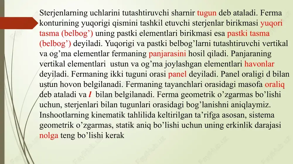 statik aniq yassi fermalarni hisoblash - Page 6