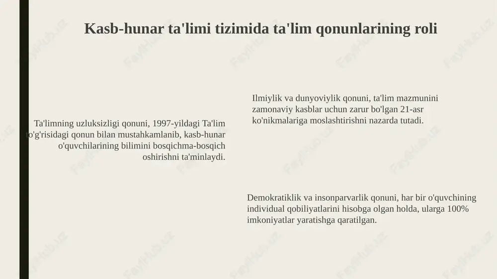 kasbiy talim jarayonida talim va tarbiya qonuniyatlari - Page 6