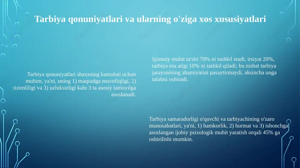 kasbiy talim jarayonida talim va tarbiya qonuniyatlari - Page 6