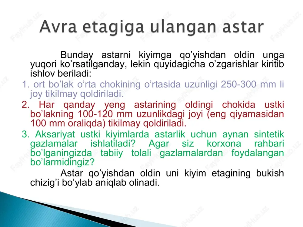astarni kiyimga ulash usullari - Page 6