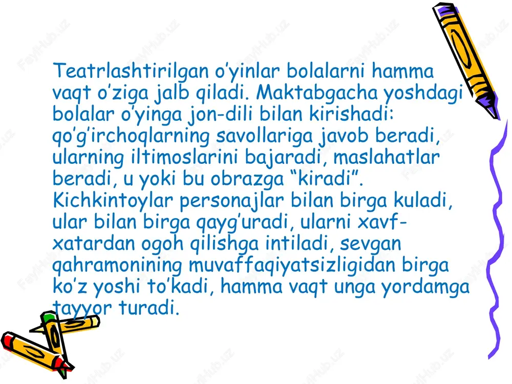 maktabgacha ta’lim sahnalashtirish faoliyatining tamoyillari - Page 6