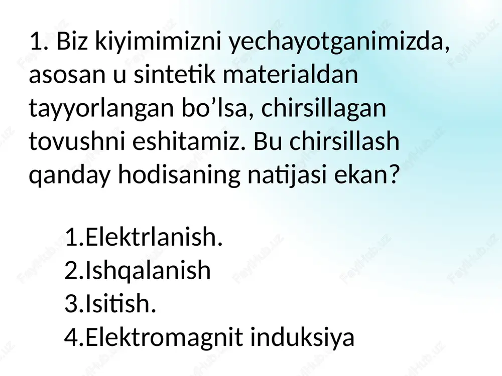 elektr maydonkuchlanganligi - Page 6