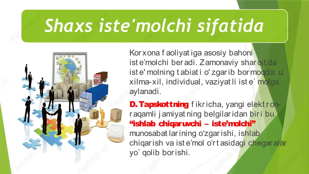 iyin. mahalliy irratsional yechimlarning muntazam oqilona yechimlardan ustunligi insonlar mentalitetiga mos keladi. kutishlar va xatti-harakatlarning irratsionalligi. bozor ishtirokchilarining xatti-harakatlarini tartibga soluvchi, shaxs tomonidan majburiyat sifatida qabul qilinmaydigan va harakat qilish uchun qo'llanma bo'lmagan shartnomalarga alohida munosabat bildiriladi. umuman olganda, ayrim insonlar shartnoma intizomining past darajasi va qonunga nisbatan rasmiy munosabat bilan ajralib turadi. shartnoma tuzish va shartnomadan keyingi xatti-harakatlar qaror qabul qilishning murosasiz usuli ko'pincha manfaatlar qarama-qarshi bo'lgan, ularni uyg'unlashtirish uchun uchinchi tomonning aralashuvini talab qiladigan vaziyatlarda namoyon bo'ladi. savdolashish va murosaga kelishni istamaslik xususiyatlari. bir tomondan, uzoq vaqt davomida ishlab chiqarilgan mahsulotlarning yuqori sifatini saqlab qolishni qiyinlashtiradi, ikkinchi tomondan, bu ruhiy xususiyatning taqsimlanishi xaridlarning, ayniqsa qimmat tovarlarning impulsivligida namoyon bo'ladi. faoliyatning impulsiv tabiati zamonaviy dunyoda inson ehtiyojlari, motivatsiya, mehnatning tabiati va ish yuklamasi o'zgarib bormoqda, ijtimoiy resurslarning narxi esa oshib bormoqda. fikrlash qobiliyatlari yanada yuqori kontent darajasiga o'tkaziladi: ma'lumotlar - axborot – bilim. shaxsning qiymat sohasida ekzogen qadriyatlarning endogen …
