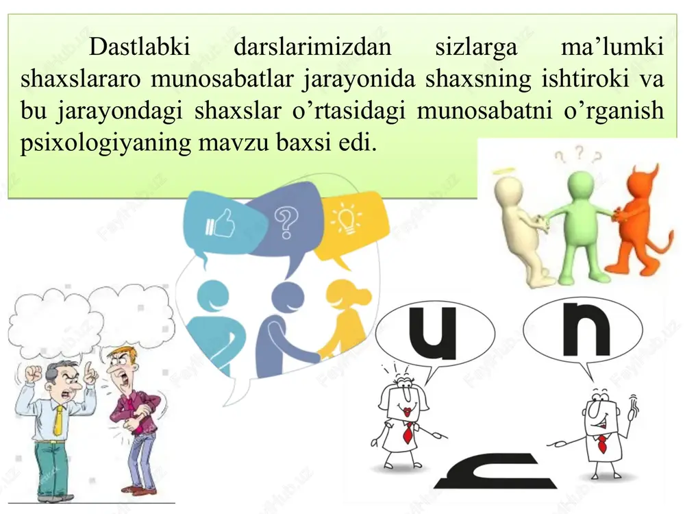 muloqotva uningo'zaro tushunish mexanizmlari - Page 6