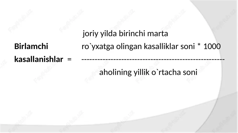 him shakli bo`lib, aholi va mamlakatning imkoniyatlaridan kelib shiqib, aholining ehtiyojiga ko`ra ko`rsatiladigan kerakli va muhim yordam hisoblanadi. btsy aholiga iloji borisha yashash va ish joyiga yaqin holda ta`minlanadi. btsy tibbiy xizmatning asosiy va bepul turi hisoblanadi va o`z ichiga quyidagilarni oladi: 1. eng ko`p tarqalgan kasalliklar, jarohatlanishlar va boshqa noxush holatlarni davolash. 2. sanitariya-gigiyena, epidemiyaga qarshi tibbiy-profilaktik tadbirlarni o`tkazish. 3. oilani, onalik va bolalikni muhofazalash, yashash joyi bo`yicha tibbiy-sanitariya yordamini ko`rsatish bilan bog`liq bo`lgan boshqa tadbirlarni o`tkazish. btsy aholiga ambulatoriya-poliklinika, op, shoshilinch tibbiy yordam markazlari, tug`ruqxonalar va shifoxonalarda ko`rsatiladi. btsy ko`rsatishning yetakchi bo`g`ini bo`lib, umumiy (oila)amaliyot shifokori xizmati hisoblanadi. ambulatoriya-poliklinika xizmatini tashkil etish ambulatoriya-poliklinika muassasalari birinchi marta shaharlarda, tuman va viloyat markazlarida tashkil topgan bo`lib, aholining qatnab davolanishi va uyda tibbiy yordam olishi uchun mo`ljallangan. ambulatoriya va poliklinika xizmati sog`liqni saqlash tizimida muhim o`rinni egallaydi: birinchidan, ambulatoriya va poliklinikalar eng ommaviy va aholi uchun eng yaqin tibbiyot muassasalaridan biri …