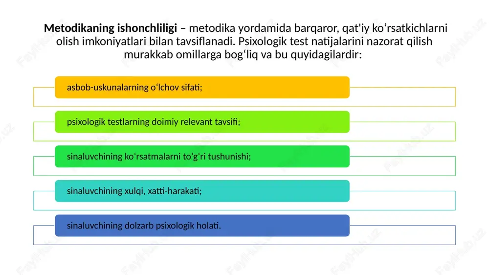 psixodiagnostikaning psixometrik asoslari - Page 6