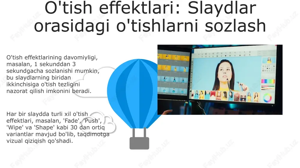 animasiya effektlari. taqdimot namoyishini boshqarish - Page 6