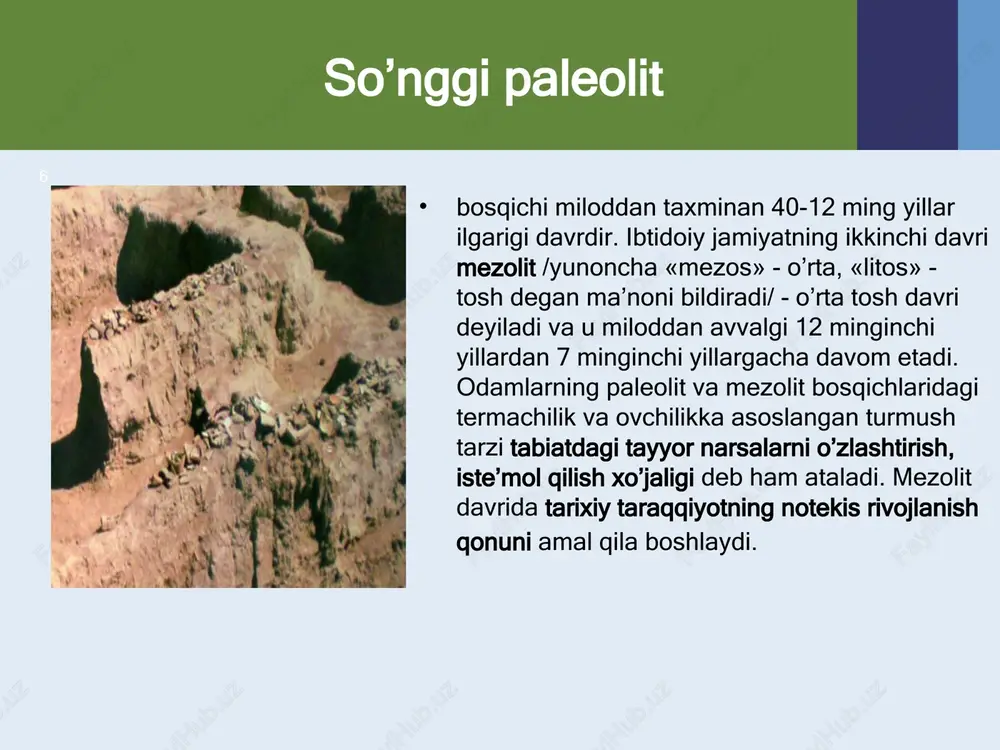 ilk sivilizatsiyalarning shakllanishi - Page 6