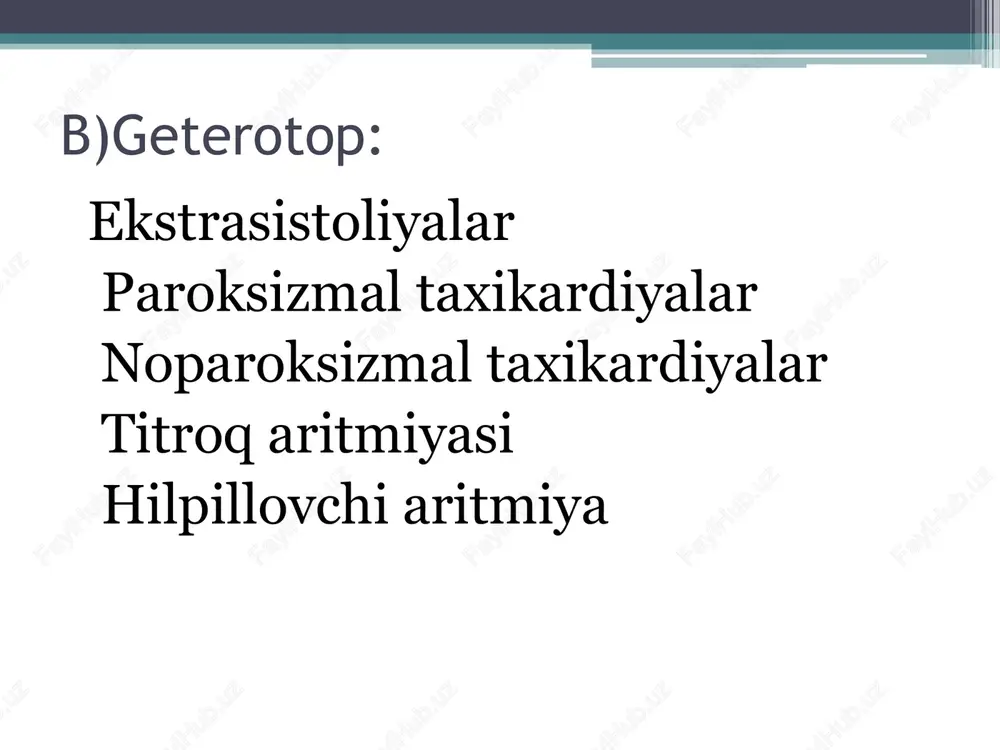 sinusli aritmiya, taxikardiya, bradikardia, ekstrasistoliyalar - Page 6