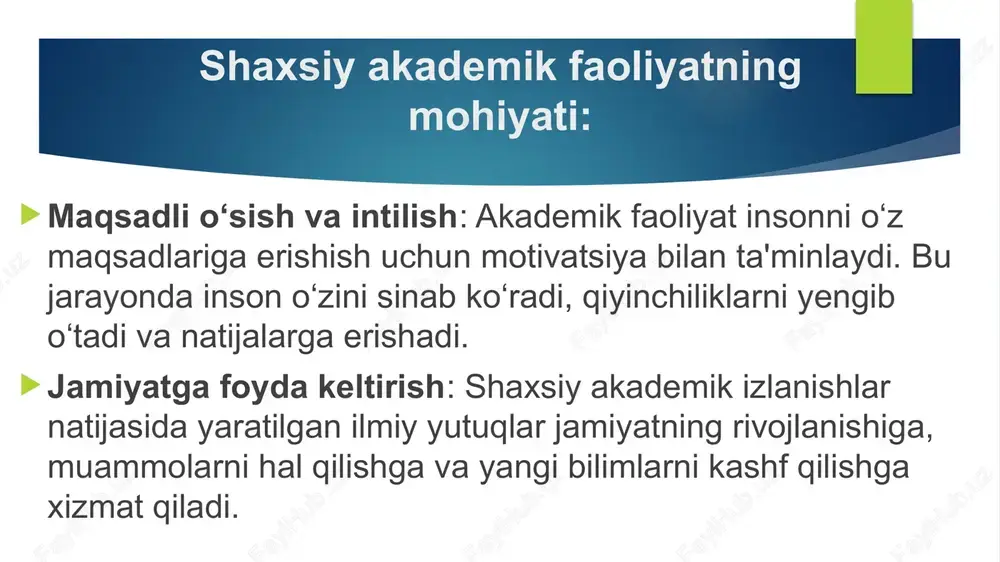 shaxsiy akademik faoliyatni tashkil etish - Page 6