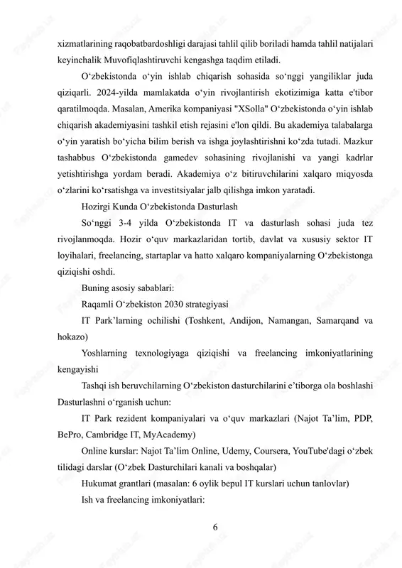 olarni ilovaga yuklash, ularni papkalarga ajratib saqlash, bulutli xizmatlarga sinxronlashtirish imkonini ham taqdim etishi zarur. misol uchun: · kamera orqali olingan suratlarni avtomatik galereyaga yuklash; · tashqi qurilmadan yoki bluetooth orqali olingan fayllarni belgilangan papkaga saqlash; · fayllarni foydalanuvchi tanlagan bulutli xotiraga (google drive, dropbox) avtomatik yuklash. tahrirlash imkoniyatlari. oddiy, ammo zarur funksiyalardan biri bu — rasm va videolarni tahrirlash. har bir foydalanuvchi ilova ichida suratlarni quyidagi shakllarda tahrirlashni xohlashi mumkin: · kesish (crop) – suratdagi kerakli qismni ajratib olish; · aylantirish (rotate) – noto‘g‘ri burilgan suratlarni to‘g‘rilash; · yorqinlik, kontrast va ranglar sozlamalari – surat sifatini yaxshilash; · filtrlar – tayyor effektlar orqali surat ko‘rinishini o‘zgartirish. bu funksiyalar maxsus grafik dasturlarsiz ham rasmni oddiy tahrirlab olish imkonini beradi. o‘chirish (delete). ilovaning navbatdagi asosiy funksiyasi — kerakmas fayllarni tez va xavfsiz tarzda o‘chirish. foydalanuvchi tanlagan rasm yoki videoni: · birdaniga bir nechta faylni tanlab o‘chirish; · vaqtinchalik “recently deleted” papkasida …