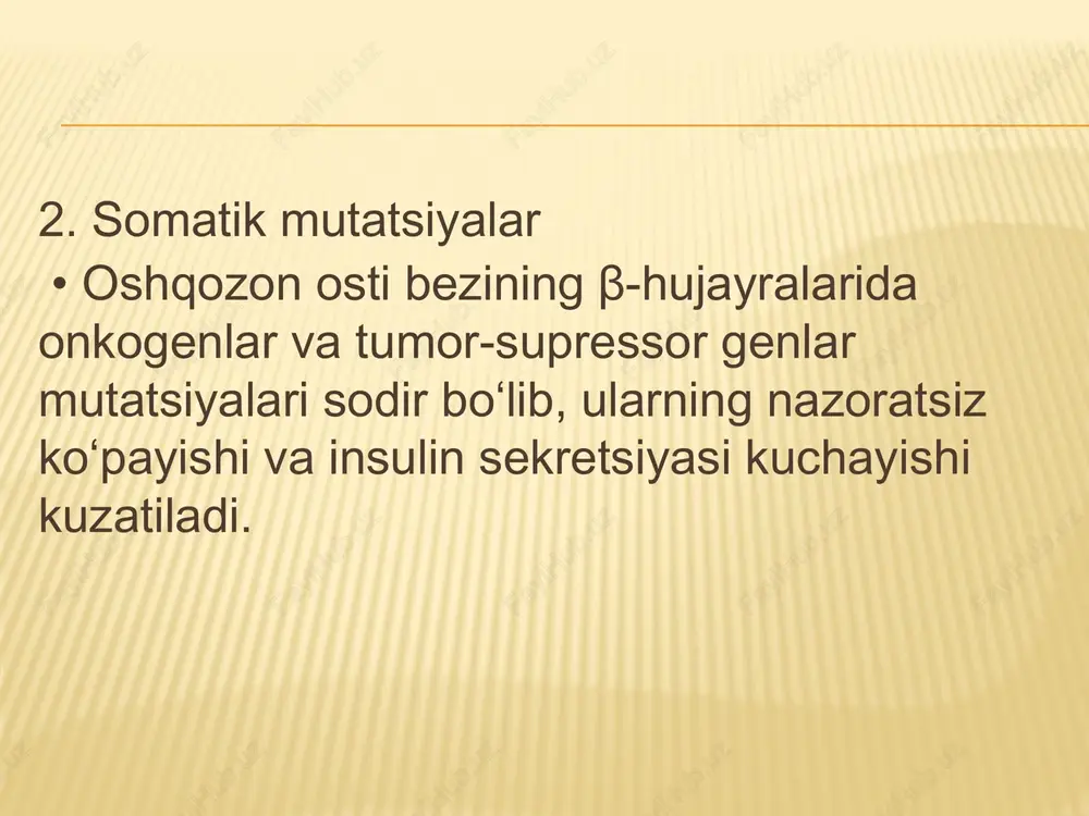 insulinoma tashxisi, etiologiyasi, patogenezi, klinikasi - Page 6