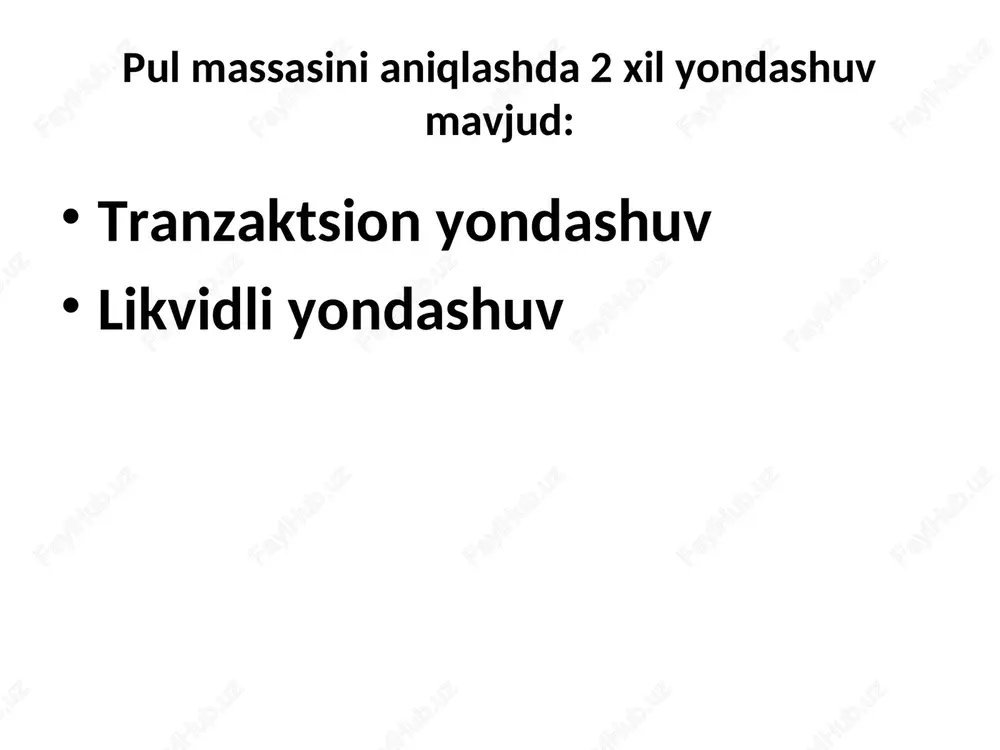 pul massasi va pul agregatlari - Page 6