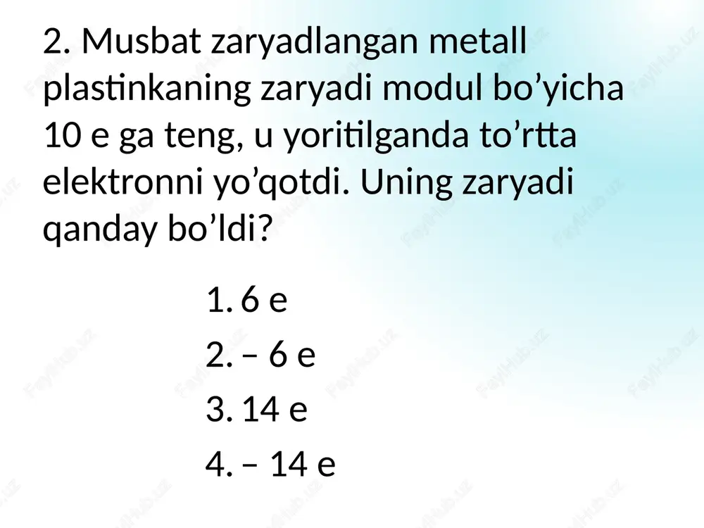 elektr maydonkuchlanganligi - Page 7