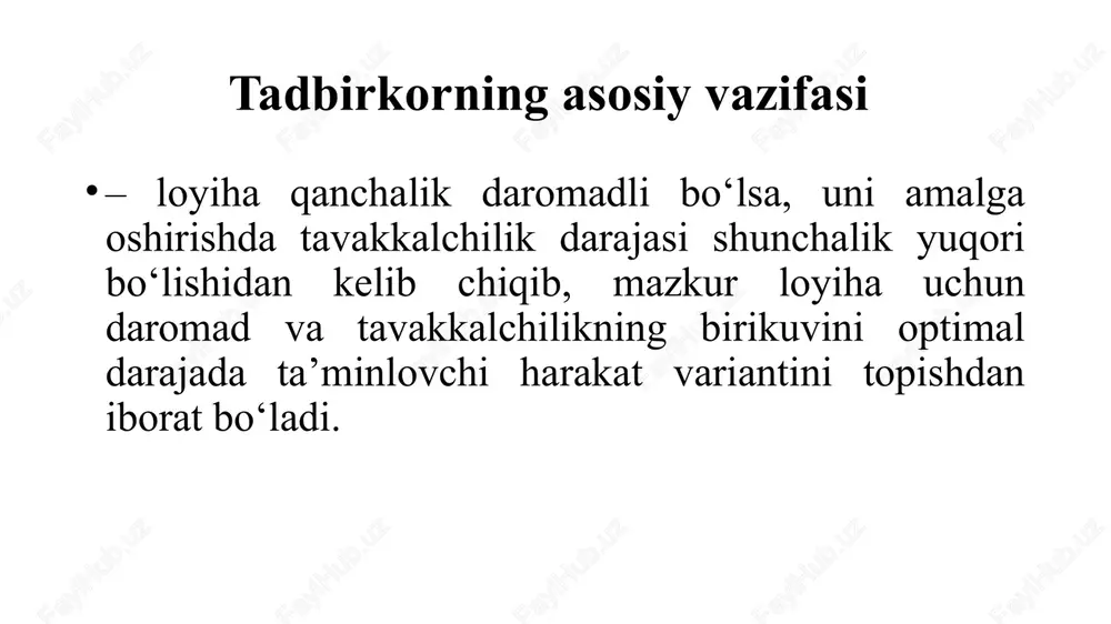 tavakkalchilikni boshqarish tamoyillari - Page 8