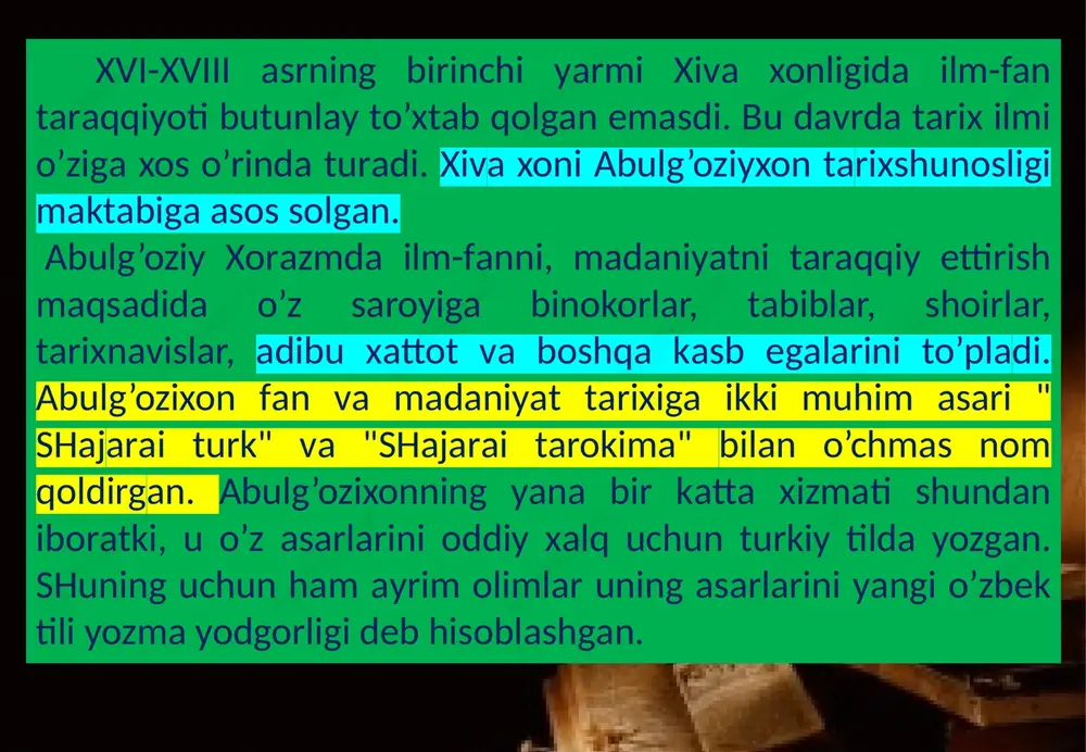 aytirish hisobiga mahalliy maktablar, maktab madrasalarni siqib chiqarish maqsadida maorif islohotini o’tkaza boshladilar. bu bilan go’yoki, ular markaziy osiyo aholisining savodxonlik darajasini oshirmoqchi bo’ldilar va har bir qilingan ishni bo’rttirib ko’rsatishga urindilar.tarixchi olim tursunov i.y.ning “ istiqlolga intilgan qalblar nidosi” nomli asarida quyidagi ma’lumotlar berilgan: o’lka aholisini savodxon qilish uchun eng avvalo rus, rus tuzem, gimnaziya kabi o’quv maskanlari kerak, madrasa va «usuli qadimiya» eski usul maktablarida, otinlar maktablarida savod chiqarib bo’lmaydi degan siyosatni yurgizishga harakat qildilar. turkistonda pyc - myzem maktablarini ochilishi bunga biz 1897 yildagi rossiya tomonidan o’tkazilgan aholini ro’yxati ma’lumotlarini ko’rsatishimiz mumkin. masalan, o’sha aholi ro’yxatida qayd etilishicha, markaziy (o’rta) osiyo aholisining savodxondik darajasi quyidagicha belgilangan: tojiklar – 99,5 % savodsiz; qirg’izlar – 99,4 % savodsiz; turkmanlar – 99,3 % savodsiz; o’zbeklar – 98,4 % savodsiz; qozoqlar – 97,9 % savodsiz deb hisoblangan. bu ko’rsatkichlarning barchasi uydurma edi. aslida turkiston o’lkasi xalqlarining savodxonlik darajasi chor rossiyasi aholisininng …
