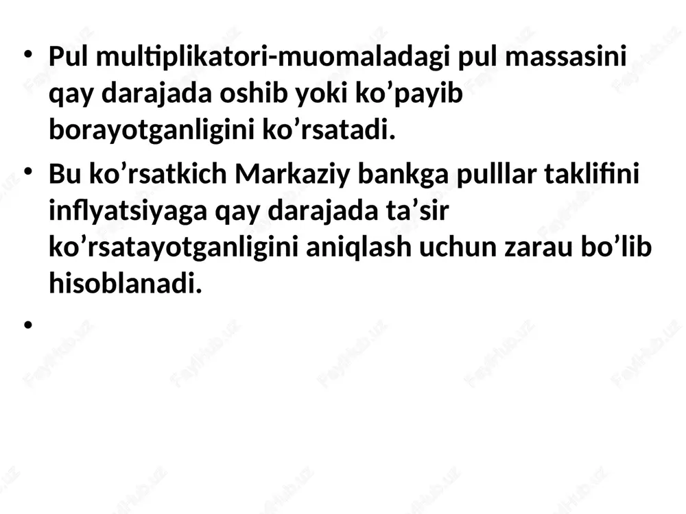 pul massasi va pul agregatlari - Page 8