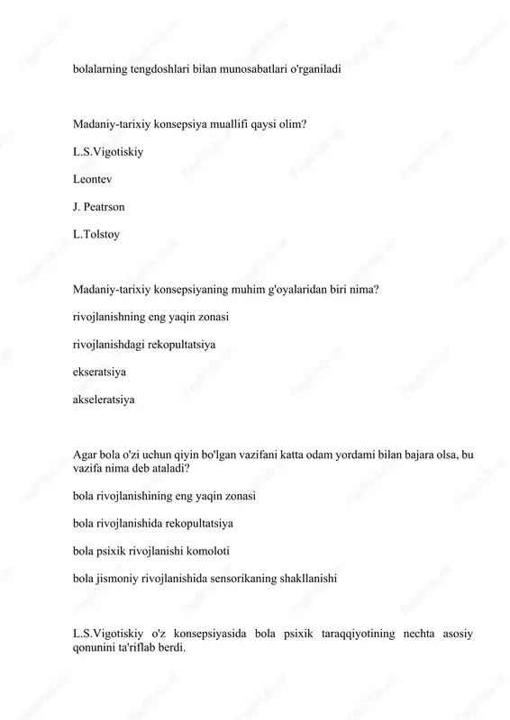 shaxsiga adolatsiz, noto’g’ri, mensimay munosabatda bo’lishidan iboratdir, bizningcha, o’zini tan oldirishga intilish bolalardagi jismoniy rivojlanishdagi keskinliklar bolalarning tengdoshlari bilan muloqoti bolalarda turli kasalliklarning rivojlanishi, jismoniy rivojlanish kechikishlari kichik maktabgacha yoshdagi bolalarning psixologik xususiyatlarini o’rgangan n.golubevaning fikricha, noqulay sharoitda bolaga tarbiyaviy ta’sir ko’rsatish bolada qaysi xususiyatni paydo qiladi? o'jarlikni irodasizlikni zerikishni tobelikni nima o‘z tarkibida shaxs munosabatlarining tizimini va uning qiziqishlari, mayllari, ideallari, maslagi ustunlik qiluvchi, hukmron hissiyotlarini, egallagan bilimlarni, tajribalarni qamrab oladi? ekzopsixika endopsixika psixoz nevroz ekzopsixika nima? o‘z tarkibida shaxs munosabatlarining tizimini va uning qiziqishlari, mayllari, ideallari, maslagi ustunlik qiluvchi, hukmron hissiyotlarini, egallagan bilimlarni, tajribalarni qamrab oluvchi tushuncha shaxsning psixik tuzilishining ichki qismlari sifatida psixik elementlar va funksiyalarning o‘zaro bog‘liqligini aks ettiradi. ichki xususiyatlar tashqi xususiyatlar nima shaxsning psixik tuzilishining ichki qismlari sifatida psixik elementlar va funksiyalarning o‘zaro bog‘liqligini aks ettiradi? endopsixika ekzopsixika psixoz nevroz shternning fikriga ko`ra bola nechi yoshida psixik rivoji jihatidan ibtidoiy gala holidagi odamlar darajasiga …