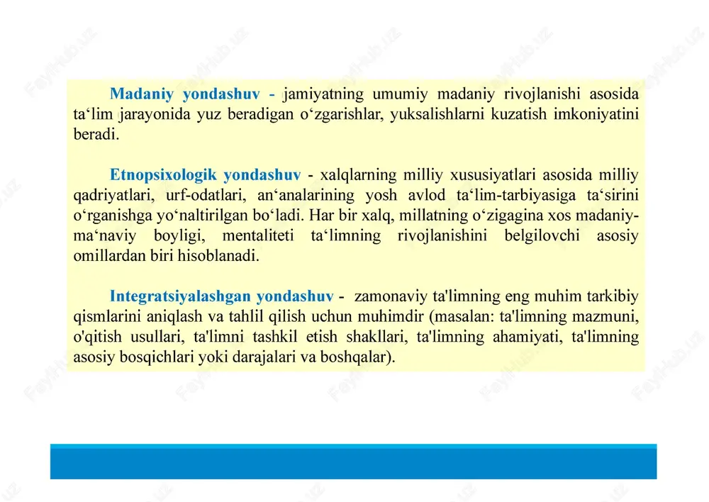 'ra, o 'quvchilar olti oy davomida 5-6 ta kursga yoziladi va shu bilan 9-12-sinflarda 20 yoki undan ortiq kurslarni tugatadi. har bir majburiy fan odatda kichikroq kurslarga bo'linadi. aqsh maktablari o'qituvchilar o'quvchilar bilan uchrashishga ochiq - ularning maqsadi o'quvchi mavzuni 100% tushunish va maksimal ball olishdir. maktabga sodiq munosabat amerikalik direktorlar va o'qituvchilarni ajratib turadi. ularning aksariyati kampusda oilalari bilan yashaydi. darsni shunchaki tark etib bo'lmaydi. buning uchun maxsus ruxsatnoma kerak bo'lib, ruxsatnomani kim bergan, sana, qaysi darsda va hokazo. har bir idorada bunday ruxsatnomalar mavjud, ular kutubxonaga, tibbiyot idorasiga va hatto hojatxonaga beriladi; maktab qo'riqchisi sizning taloningizni tekshiradi. amerika maktablarida xavfsizlikga etibor beriladi, hamma joyda metall detektorlar bor, ba'zi soqchilar nafaqat qurolga, balki itlarga ham ega. aqshda o'qituvchi yiliga 50 ming dollarga yaqin, direktor esa ikki barobar ko'p maosh oladi. maktab avtobusi haydovchisi soatiga 16 dollar, farroshlar 14 dollar, oshxona ishchilari esa 11 dollar oladi. aqshda 8 millionga yaqin …