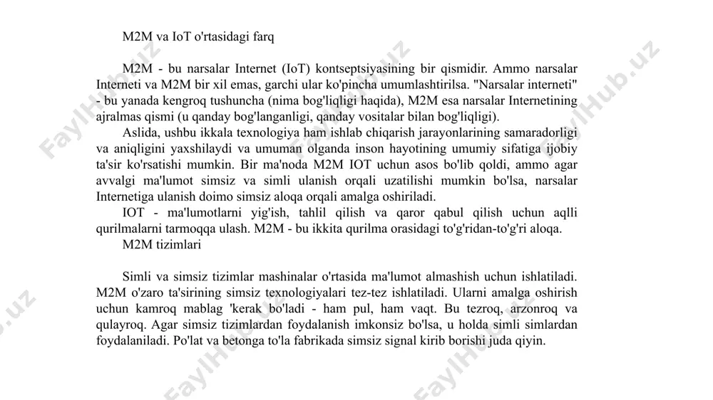 logiya uzoq vaqt davomida butun dunyoda va turli sohalarda juda faol ishlatilgan: 1. avtomobillar uchun. yuk tashuvchilar va taksi xizmatlari uzoq vaqtdan beri o'z transport vositalarini real vaqt rejimida transport vositasining aniq holatini va uning tezligini kuzatib borish imkoniyatini beruvchi gps-trekerlar bilan jihozlashmoqda. bu transportdan foydalanish samaradorligini sezilarli darajada oshirilishiga yordam beradi. 2. yo'l harakati xavfsizligi uchun. m2m echimlari avtoulovlarda avtohalokat paytida avtomatik ravishda tashvish chaqiruvini yuborish uchun ishlatiladi. 3. uy uchun. aqlli datchiklar uylarning xavfsizligini, shuningdek turli xil muhandislik tizimlari va kommunikatsiyalarini masofadan turib kuzatib borish imkonini beradi. videokameralarni, kirish moslamalarini, elektr jihozlarini, konditsionerlarni va boshqalarni boshqarish. 4. sog'liqni saqlash uchun. m2m datchiklari odamning tana harorati hamda yurak urishi va qon bosimini kuzatishi mumkin. kritik ko'rsatkichlar bo'lsa, signal avtomatik ravishda tez yordam yoki davolovchi shifokorga yuborilishi mumkin. 5. uy-joy kommunal xizmatlari uchun. bugungi kunda uylar / kvartiralarning egalari va aholisi jinoyat kodeksiga yuborish uchun elektr, gaz, issiq va sovuq …