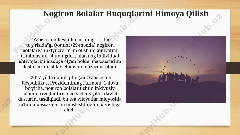 inklyuziv talim siyosatining huquqiy asoslari - Page 5