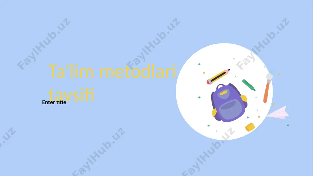 ta'lim metodlari va vositalari - Page 5