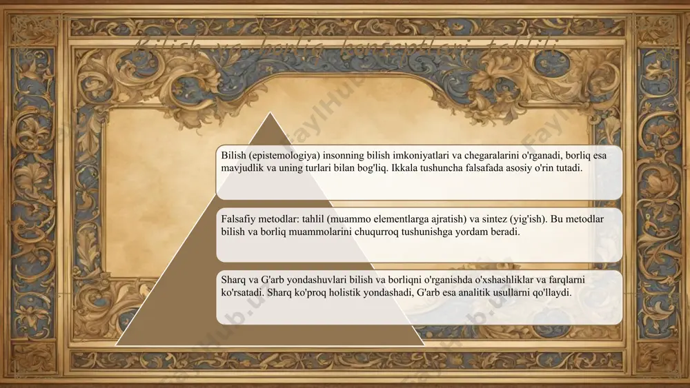 sharq va garb mutafakkirlarining borliq falsafasi - Page 5