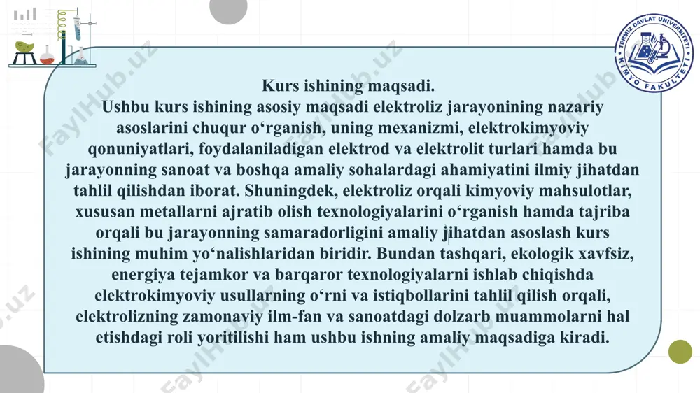 elektroliz va uning amaliy ahamiyati - Page 5