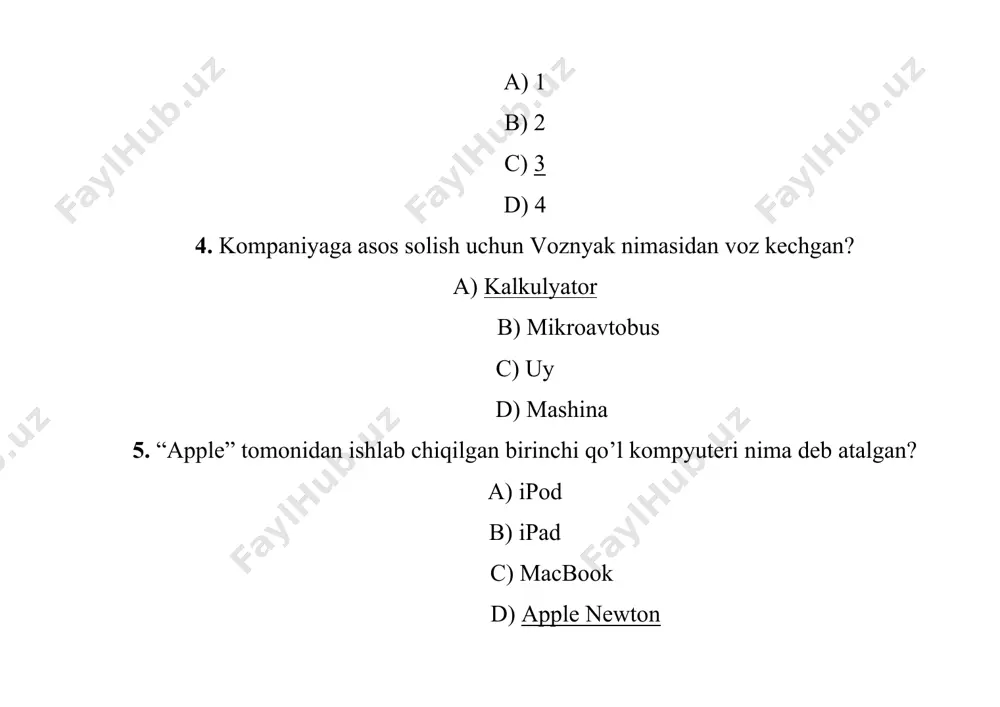 apple kompaniyasi testlar - Page 3