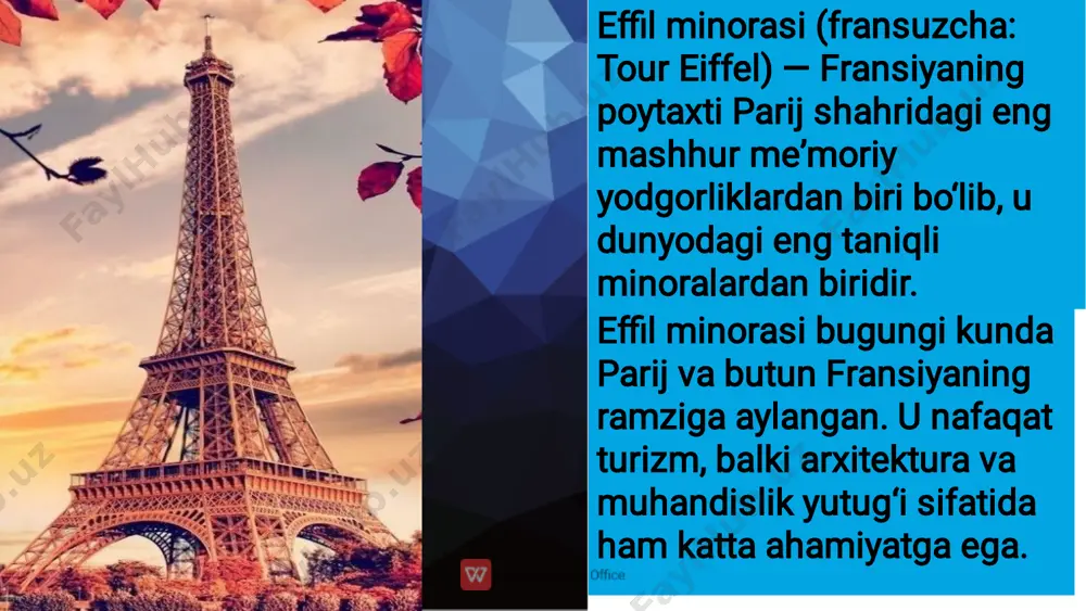 eﬃl minorasi (tour eiffel) - Page 2