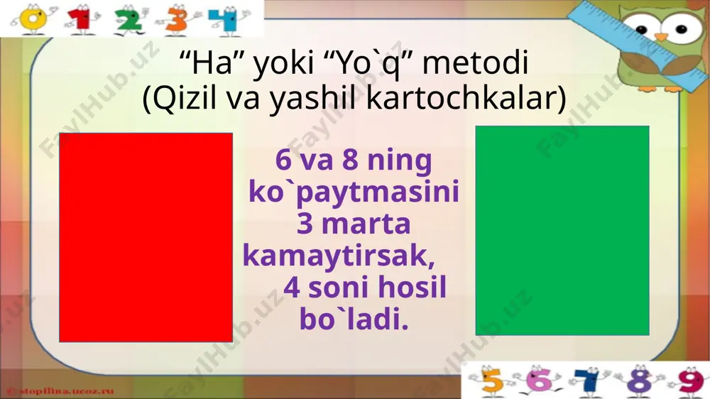 matematika darslarida interfaol metodlar va didaktik o`yinlardan foydalanish. - Page 5