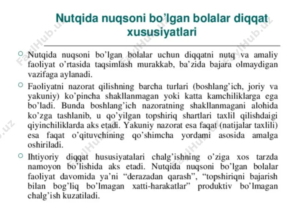 xotira diqqat va vaqtincha bog'lar hosil bo'lish mexanizmlari - Page 4