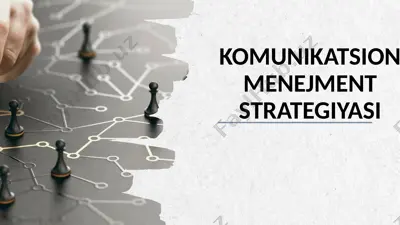 komunikatsion menejment strategiyasi — PPTX