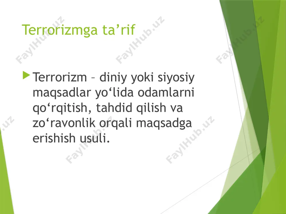 diniy fundamentalizm, radikalizm va terrorizm - Page 5