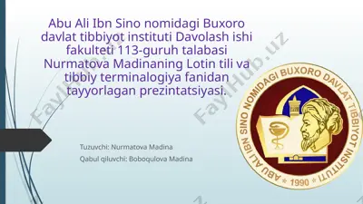 qadimgi gretsiyada kasmetologiyani qo'llanilishi — PPT