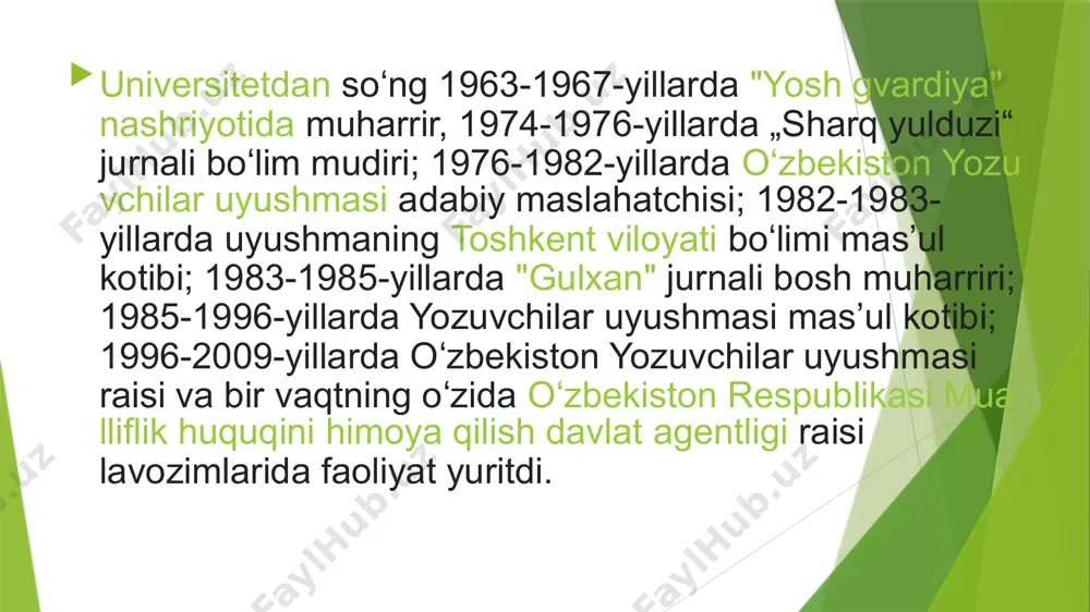 dirilgan taklifni ma’qulladi. prezidentimizning fikricha, bunday tanlovni avval qashqadaryoda o‘tkazish, keyin butun mamlakat bo‘yicha namuna qilish zarur. haqiqatan ham, mamlakatimizda o‘zbek adabiyoti va madaniyati rivojiga ulkan hissa qo‘shgan atoqli shoir, taniqli davlat va jamoat arbobi, o‘zbekiston respublikasi davlat madhiyasi muallifi abdulla oripovning betakror ijodiy merosi nihoyatda qadrlanadi. atoqli shoirimizning vatanga muhabbat, vafo va sadoqat tuyg‘usini, olijanob insoniy fazilatlarni madh etgan yetuk badiiy asarlari, sermazmun hayoti va ijtimoiy faoliyatining xalqimiz ma’naviyatini yuksaltirish, yosh avlod tarbiyasidagi o‘rni va ahamiyati beqiyosdir. abdulla oripovning arxivida qanchadan-qancha e’lon qilinmagan she’rlari ham saqlanib qolgan. shoirning 2021 yili "adabiyot" nashriyoti chop etgan navbatdagi kitobi ayni shunday she’rlardan iborat. rahmatlik ustozning turmush o‘rtog‘i hanifa kennoyi mustafo qizi va kenja farzandi ruxsora oripova nashrga tayyorlagan ushbu to‘plamga o‘z vaqtida muallif tomonidan "shoirning tug‘ilishi" degan nom tanlangani bejiz emas. chunki kitobga shoirning asosan 1957-1965 yillar oralig‘idagi ilk ijod namunalari, ayrim she’rlarining qo‘lyozmalari ham kiritilgan. adabiyotshunos olimlar va she’rshunos tadqiqotchilar uchun …