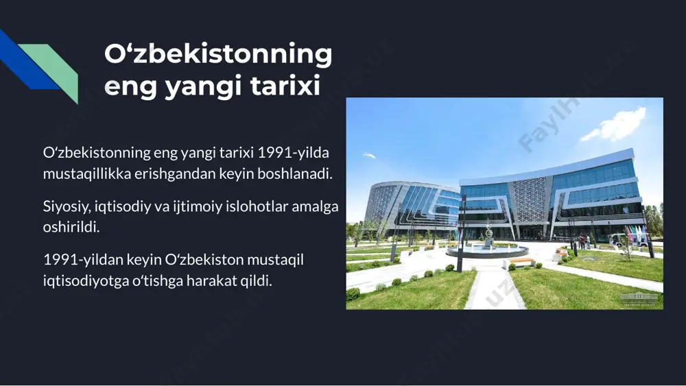 hilik, uzumchilik, chorvachilik va sabzavotchilik ham rivojlanmoqda. so‘nggi yillarda organik qishloq xo‘jaligi va ekologik toza mahsulotlar ishlab chiqarish yo‘lga qo‘yildi. agrar sohada amalga oshirilgan oʻzgarishlar fermerlarga yerlarni uzoq muddatga ijaraga berish tizimi yo‘lga qo‘yildi. paxta va g‘alla yetishtirish bo‘yicha davlat monopoliyasi yumshatildi. kichik yer egalari va dehqon xoʻjaliklari uchun qonuniy asoslar yaratildi. aholining o‘z shaxsiy tomorqalaridan samarali foydalanish imkoniyati oshdi. mahalliy bozorlarda oziq-ovqat mahsulotlari yetishtirish hajmi ortdi. innovatsion texnologiyalar, agrar sohada ilm-fan va ta’lim tizimi dronlar va sun’iy yo‘ldosh texnologiyalari orqali qishloq xo‘jaligi yerlari monitoring qilinmoqda. raqamli platformalar orqali fermerlarning faoliyatini qo‘llab-quvvatlash yo‘lga qo‘yildi. qishloq xoʻjaligi sohasida oliy ta’lim va ilmiy tadqiqotlarga e’tibor kuchaytirildi. oliy o‘quv yurtlarida qishloq xo‘jaligi mutaxassislarini tayyorlash tizimi rivojlanmoqda. dehqon va fermer xoʻjaliklari tashkil etilishi fermer xoʻjaliklari mamlakat iqtisodiyotida muhim o‘rin tutadi. mahsulot yetishtirish hajmi oshdi va oziq-ovqat xavfsizligi ta’minlandi. davlat tomonidan fermerlarni qo‘llab-quvvatlash mexanizmlari ishlab chiqildi. qishloq aholisi uchun daromad manbalarining kengayishiga xizmat qilmoqda. qishloq …
