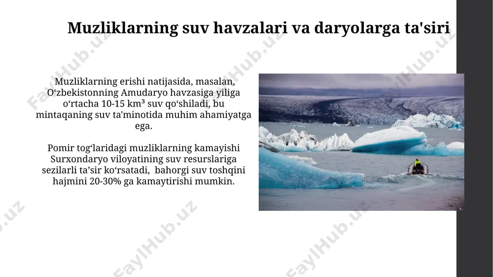 muzliklarning gidrologik ahamiyati - Page 5