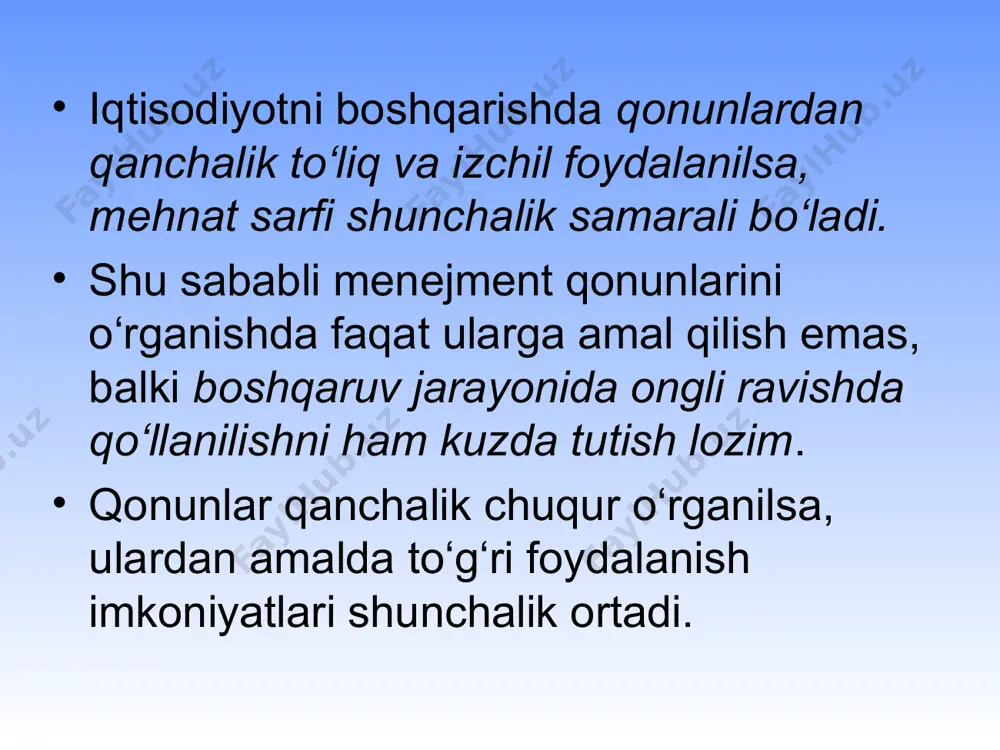 menejment qonunlari va tamoyillari - Page 5