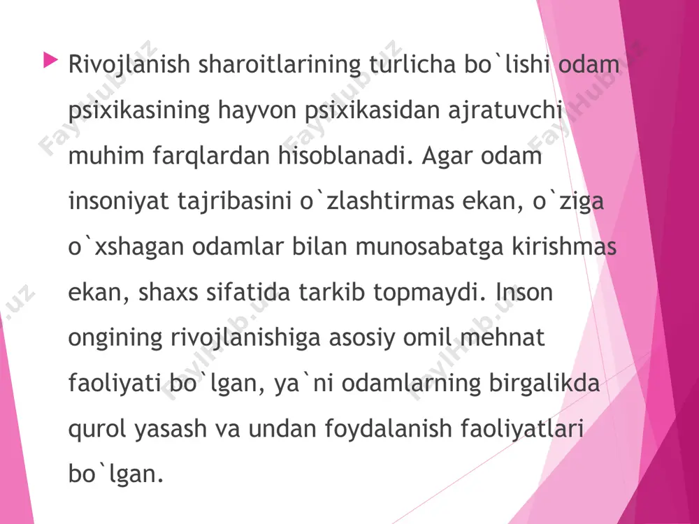 inson psixikasining ontogenezda rivojlanishi - Page 5