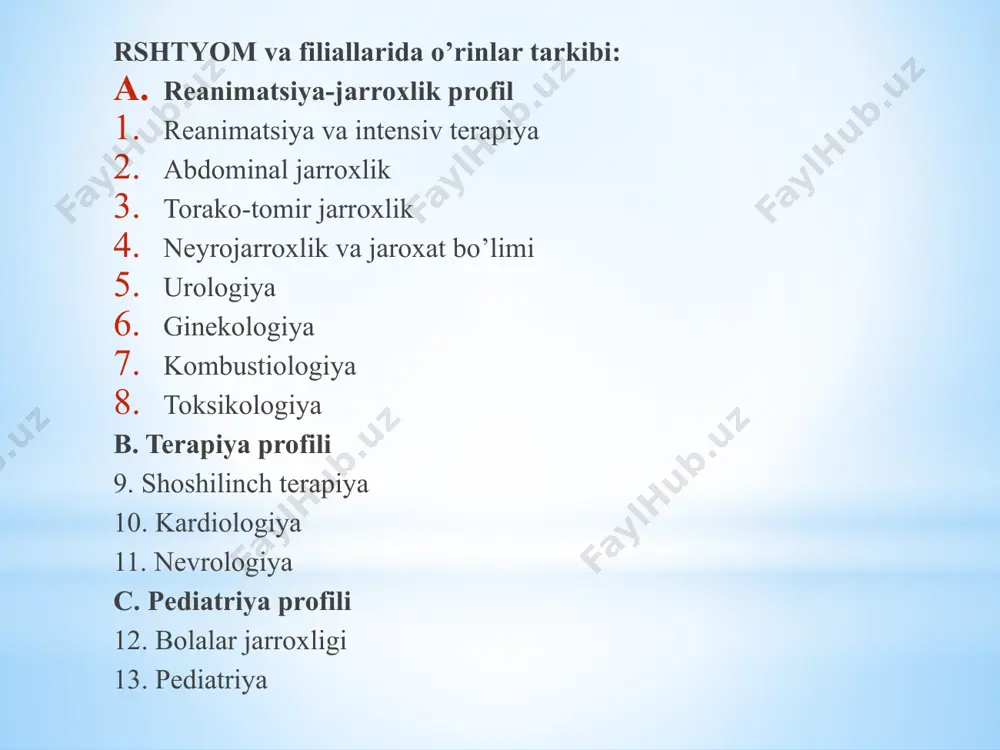 statsionar muassasalarining ish faoliyatini tashkil qilish - Page 4